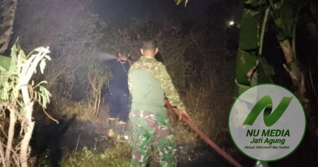 Serma Robby Bergerak Cepat, Kebakaran Lahan Tol KM 71 B Berhasil Dipadamkan